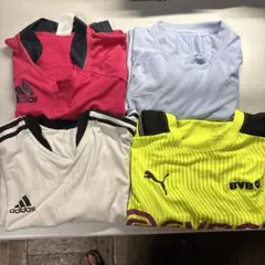 サッカーシャツ4点セット