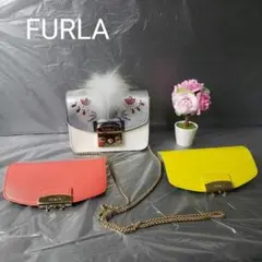 希少 レア FURLA フルラ 3way 取り替え可 ショルダーバッグ 斜めかけ