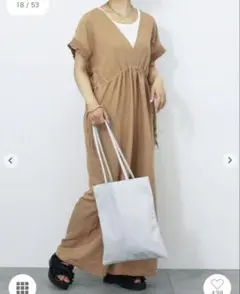 ehka sopo Vネックオールインワン　1回のみの着用