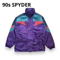 y2kビンテージ マウンテンパーカ スキーウェア テック スパイダー 90s DESCENTE - 90s 00s Y2K ヴィンテージマウンテンパーカー テック