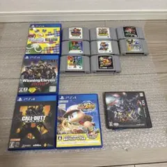 ゲームソフトまとめ　ps4 3ds 64