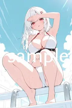 ポスター A4 AI美女水着 セクシー 送料込み 高画質 R252