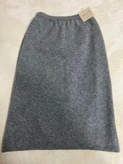 レナウン　marsa 絹混　ウール　タイトスカート　新品未使用　M