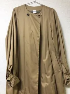 ELIN チノ ノーカラートレンチコート CHINO TRENCH COAT