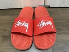 ナイキ stussy ベナッシ サンダル 赤 28㎝