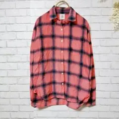 【美品】GAP ギャップ 長袖シャツ トップス チェック柄 スクエア XXXS