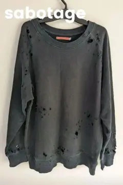 サボタージュ ショットガンスウェット ロンT Yahoo!オークション - 【レア】初期 90's SABOTAGE サボタージュ