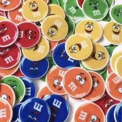 ハンドメイド素材　m &m'sエムアンドエムプラパーツ5種類25個セット