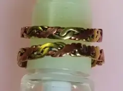 ツイストデザイン リングセット 2つセット