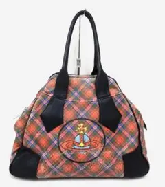 Vivienne Westwood ヤスミン チェック柄 ハンドバッグ