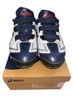 asics トレーニングシューズ 27.0cm ホワイト/ネイビー
