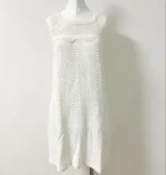 FENDI フェンディ ワンピース ストレッチ レース ホワイト