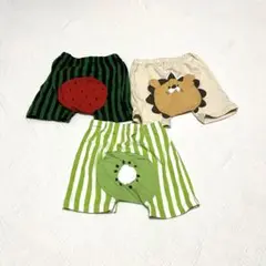 フルーツ・動物デザインパンツセット