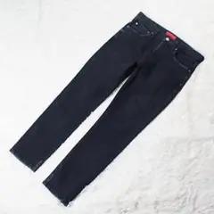 23年 黄金サイズ《RED CARD×BEAMS》デニムパンツ(W33)黒 加工