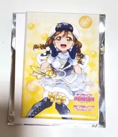 Aqours 国木田花丸 しかくい缶バッジ 屋台ver.