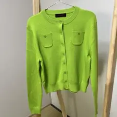 CABaN コットンカシミヤクルーネックカーディガン