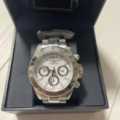 TECHNOS テクノス　クロノグラフクォーツ　ステンレススチール
