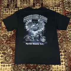 00s バイカーT アメリカンサンダー Lサイズ 検 ハーレーT フレイム