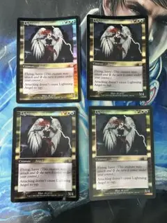 mtg 稲妻の天使 初版FOILアポカリプス apc 英語 4枚セット
