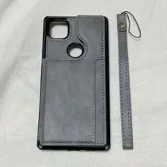 Google Pixel 4A 5G用ケース 磁気閉鎖衝撃吸収 (Gray)