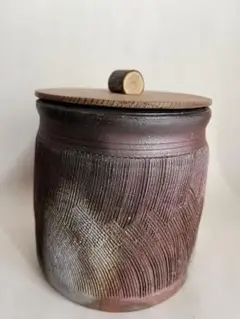 e1200 備前焼 蹲水指 蹲 水指 漆蓋 合わせ箱 茶道具 e1200 備前焼 蹲水指 蹲 水指 漆蓋 合わせ箱 茶道具