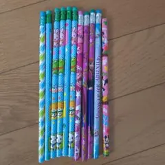 キャラクター柄 鉛筆 11本セット（女の子向け）