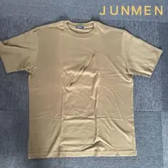 JUNMEN カーキ デザインTシャツ