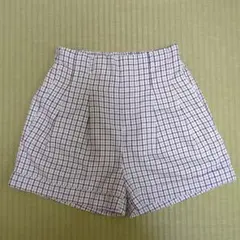 レピピアルマリオ　チェック　ショートパンツ　Ｍ