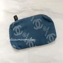 シャネル CHANEL ノベルティ デニムポーチ 新品未使用 即日発送