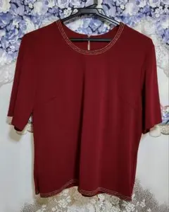 ◆ROGICA 　半袖シャツ　トップス （Lサイズ）（赤）