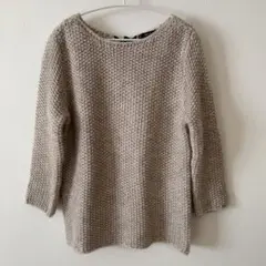 ZARA KNIT ニットセーター　後ろリボン　Mサイズ