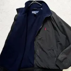 【希少ヴィンテージ】ポロバイラルフローレン ジップブルゾン スイングトップ 黒
