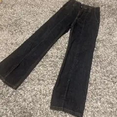 ハイウエストデニムパンツ　ページボーイ