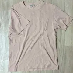 UNIQLO クルーネックT 半袖　ピンク　Mサイズ