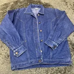 オシャレデニムジャケット★古着屋購入★sissy boy★日本製★刺繍デザイン