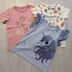ユニコーンプリント Tシャツ 2枚セット　120 ジータ　GITA ベルメゾン