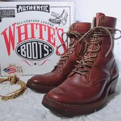 【美品 箱付き】ホワイツブーツ　パッカー　ワークブーツ　8F　アメカジ カスタムオーダー】 WHITE'S BOOTS ホワイツ ブーツ オリジナル