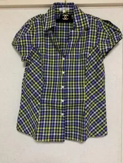 NARA CAMICIE 半袖チェックシャツ II