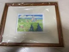 耳をすませば　スタジオジブリ　複製原画　リトグラフ　アートフレーム Yahoo!オークション - 近藤喜文展アートフレーム「耳をすませば