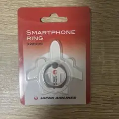 【新品未使用】飛行機　スマホリングJAL 日本航空　スマホスタンド
