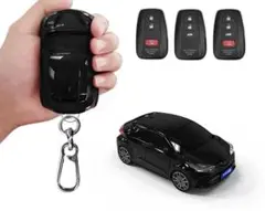 トヨタCHR(C-HR) キーケース　ブラック ミニカー型 取り付け工具付き