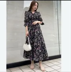 ❤︎最終値下げ❤︎新品❤︎スナイデル　SNIDEL ビスチェライクプリントワンピースM