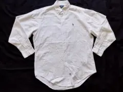 Ralph Lauren　ラルフローレン　オックスフォード B.D.シャツ　白