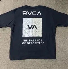 RVCA SIPICH Tシャツ バンダナ柄 ブラック