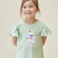 【SALE】anyFAM Tシャツ サイズ120cm ミントグリーン