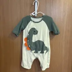 恐竜　ロンパース　50から60サイズ　綿100%