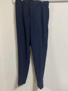 【美品】グローバルワーク 爽快ドライタッチスラックス S ネイビー