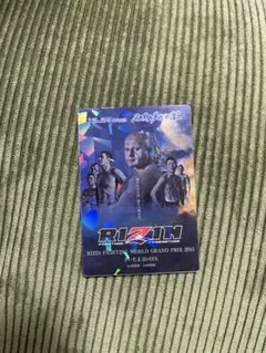 RIZIN ポテトスティック　メタリックプラカード