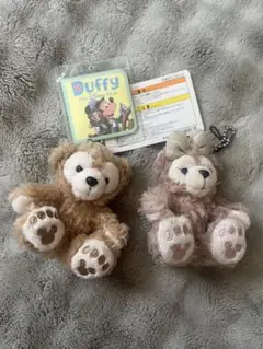 ディズニー　ダッフィー　シェリーメイ　ぬいぐるみ　キーホルダー