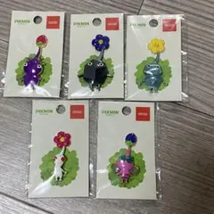 ピクミン ピンバッチ 紫 岩 氷 白 羽
